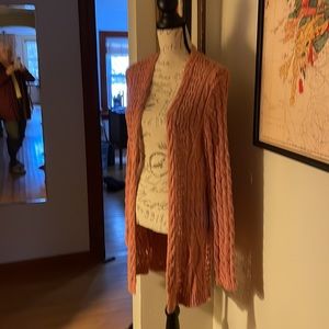 Like new linen/cotton hand knit look sweater